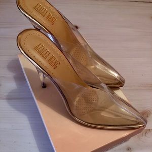 Azalea Wang  (Akira) Rose Gold Patent shoes